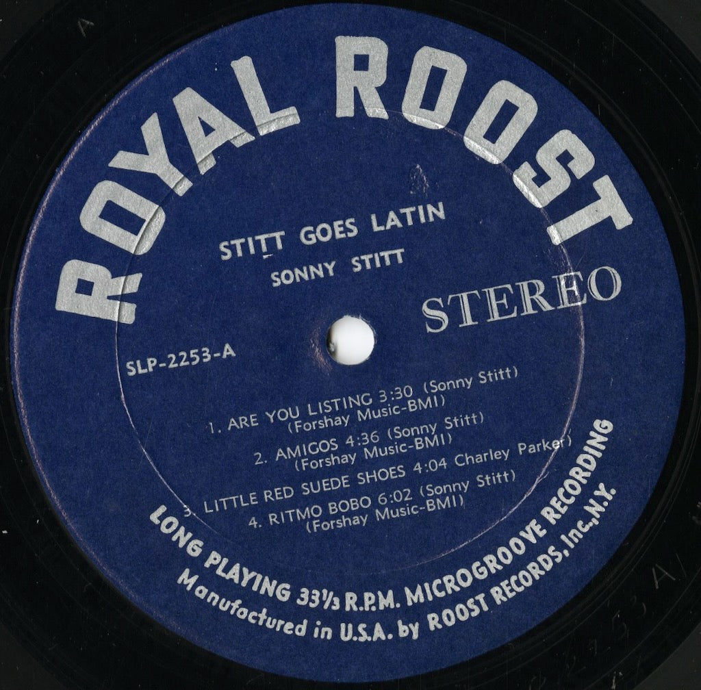 Sonny Stitt - Stitt Goes Latin (SLP-2253) LP 1963 US Royal Roost｜中古LP