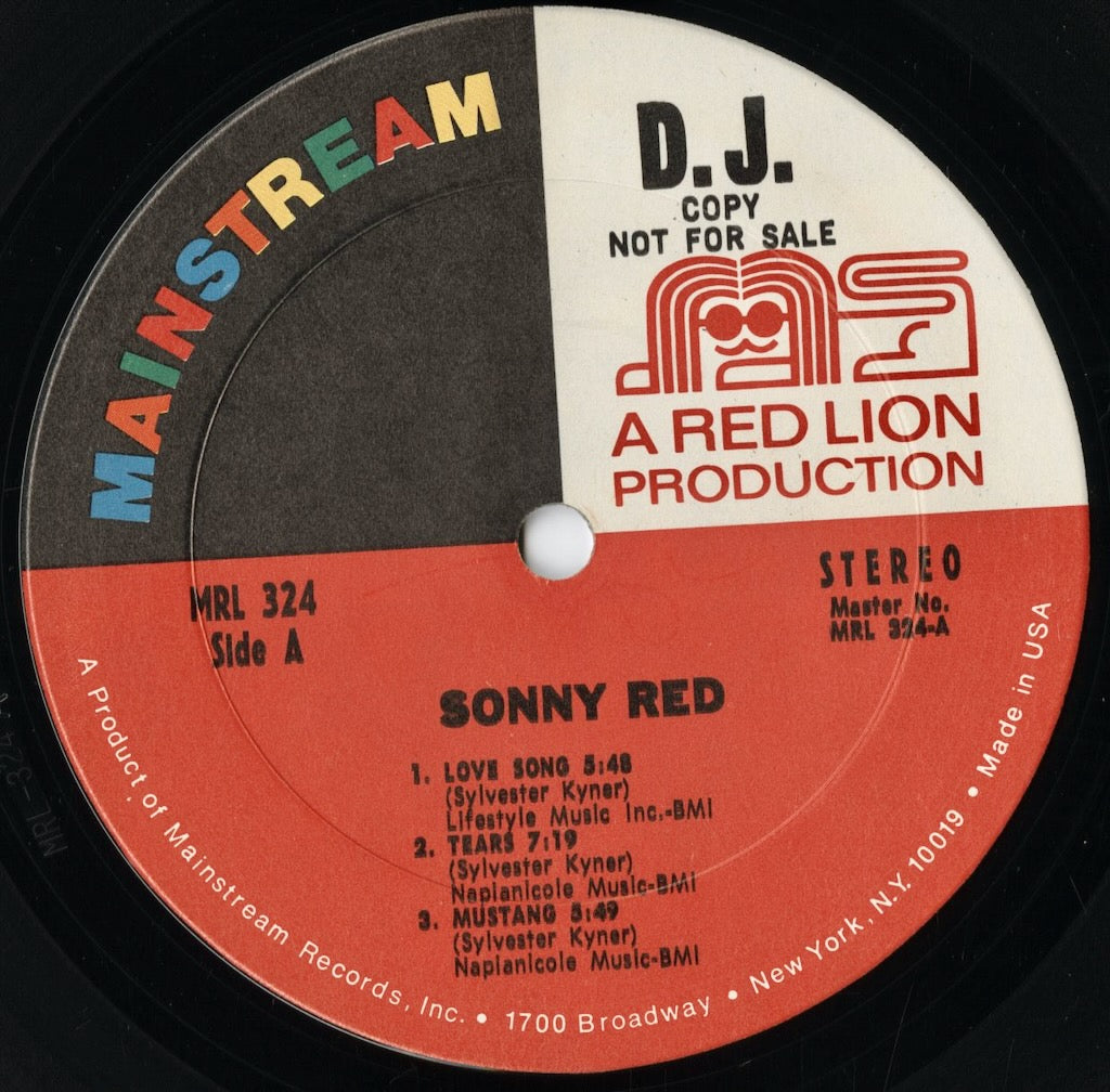 Sonny Red - Sonny Red (MRL 324) 1971 US Mainstream｜中古LP