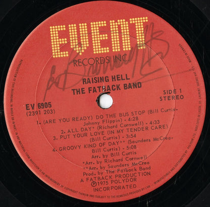 Fatback Band - Raising Hell (EV 6905) 1975 US Event｜中古LP