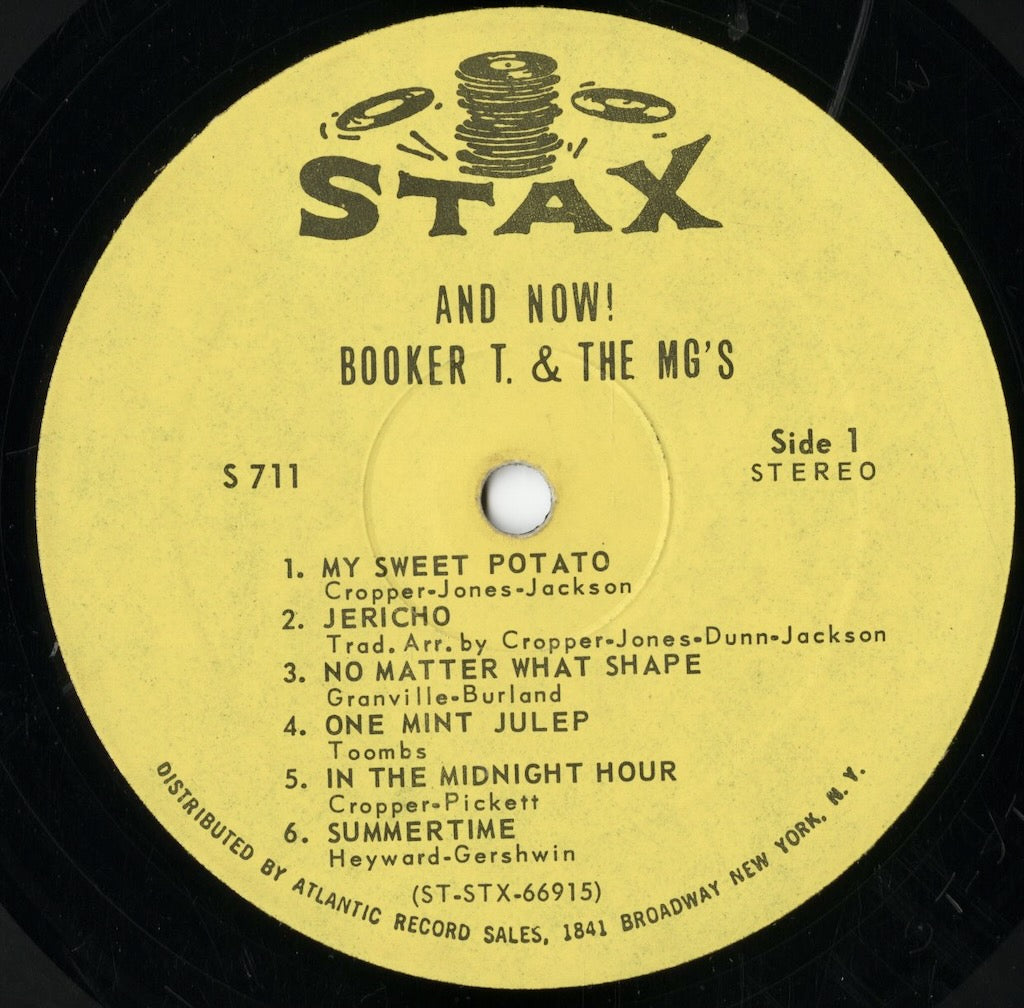 Booker T. And The M.G.'s - And Now! (S-711) 1966 US Stax｜中古LP