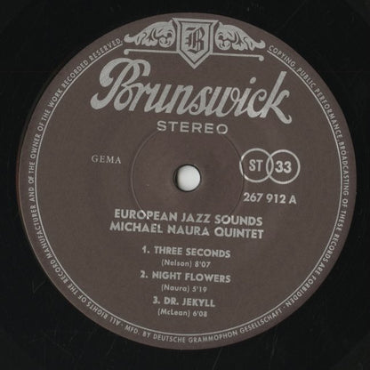 Michael Naura Quintet / ミハエル・ナウラ / European Jazz Sounds (BRUNSWICK 267 912)