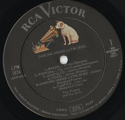 Tito Puente - Dancing Under The Latin Skies (LPM-1874) 1959 US RCA MONO｜中古LP