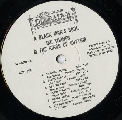 Ike Turner - A Black Man's Soul (SD 6003) 1969 US Pompeii｜中古LP