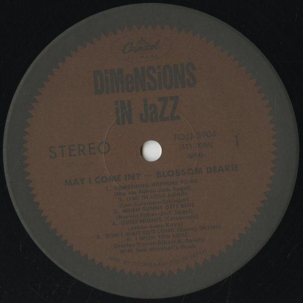 Blossom Dearie / ブロッサム・ディアリー / May I Come In? (TOJJ-5904)