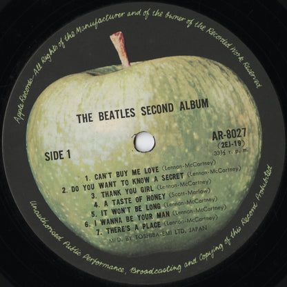 The Beatles - Second Album (AR-8027) LP 1973 JPN Apple｜中古LP