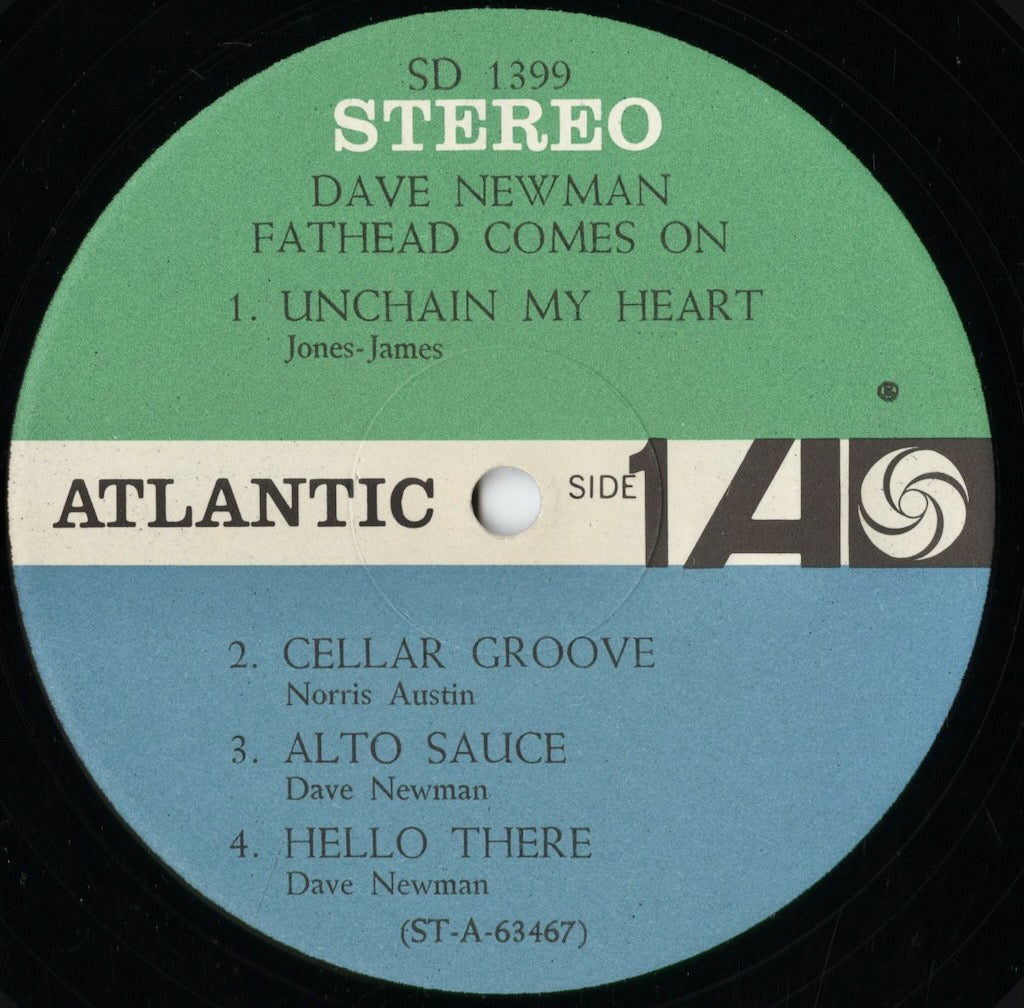 Dave Newman - Fathead Comes On (SD 1399) 1963 US Atlantic｜中古LP