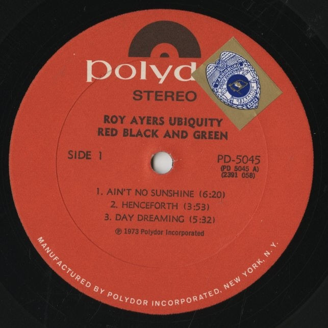 Roy Ayers / ロイ・エアーズ / Red Black & Green (PD-5045)