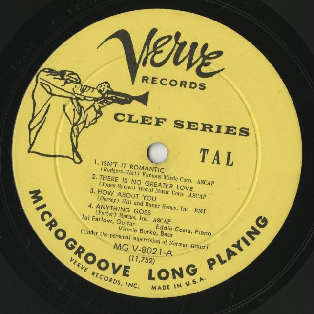 Tal Farlow / タル・ファーロウ / Tal (MGV-8021)