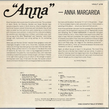 Anna Margarida – Anna (LP-118) LP 1968 US Vault | 中古LP
