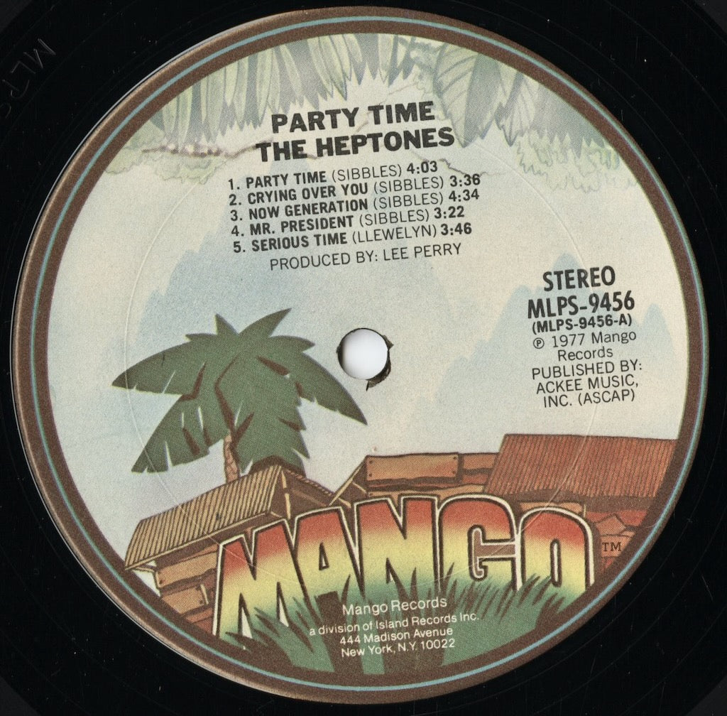 The Heptones - Party Time (MLPS 9456) 1977 US Mango｜中古LP