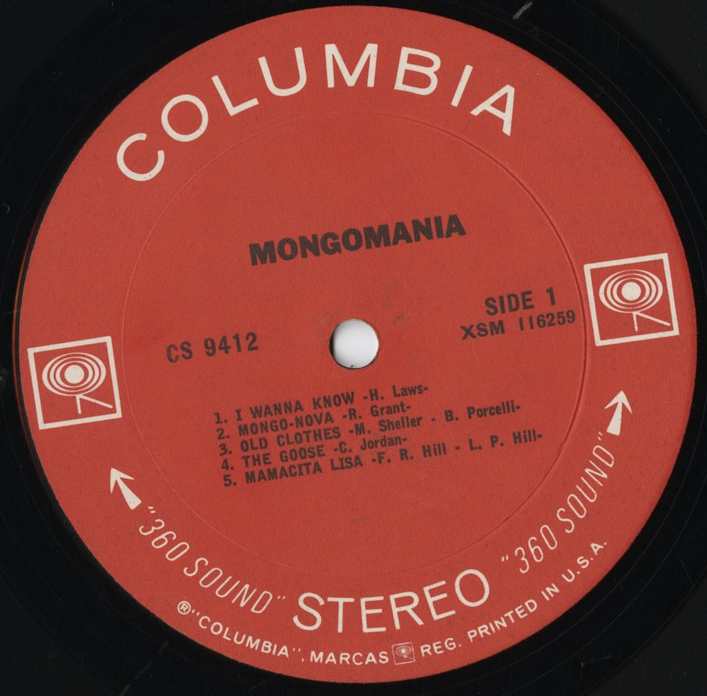 Mongo Santamaria - Mongomania (CS 9412) LP 1967 US Columbia｜中古LP