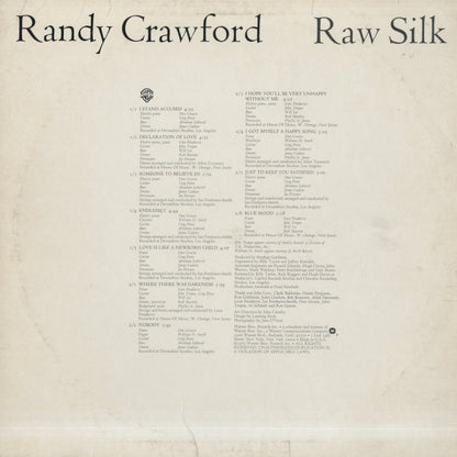 Randy Crawford – Raw Silk (BSK 3283) LP 1979 US Warner Bros. | 中古LP