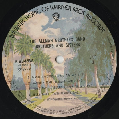 The Allman Brothers Band / オールマン・ブラザーズ・バンド / Brothers and Sisters (P-8345W)