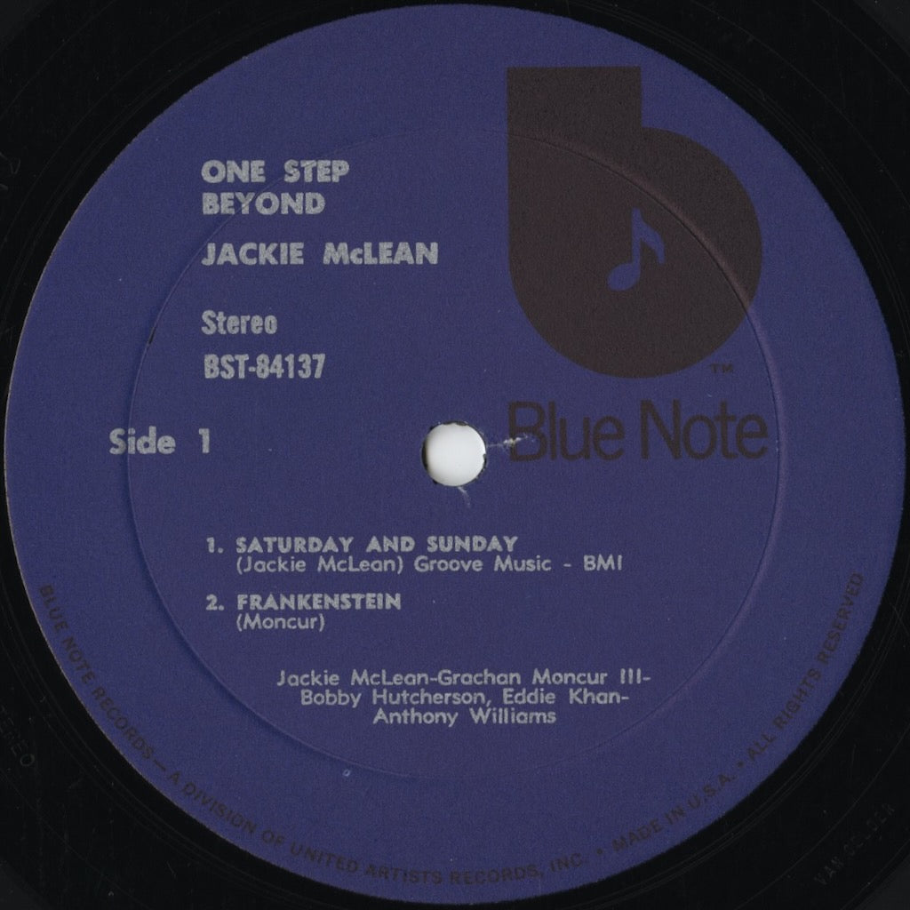 Jackie McLean - One Step Beyond (BST 84137) LP 1973 US Blue Note｜中古LP