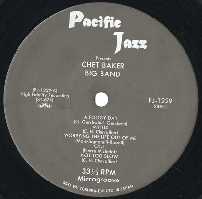 Chet Baker / チェット・ベイカー / Chet Baker Big Band (PJ-1229)