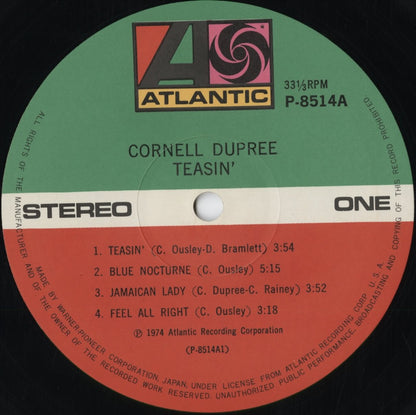 Cornell Dupree – Teasin' (P-8514A) 1974 JPN Atlantic｜中古LP