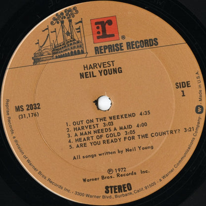 Neil Young / ニール・ヤング / Harvest (MS 2032) - 1978 US Pressing