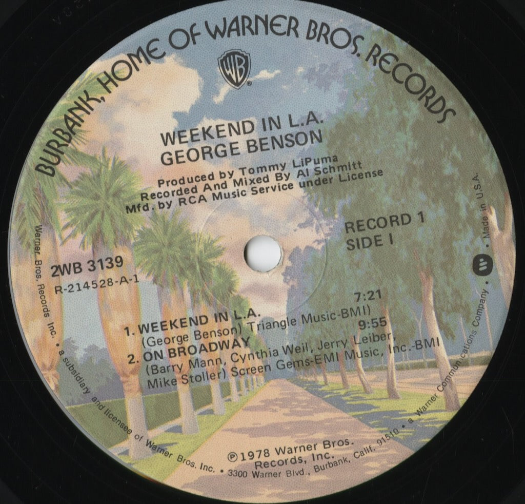 George Benson – Weekend In L.A. (2WB 3139) 1978 US Warner Bros. | 中古LP