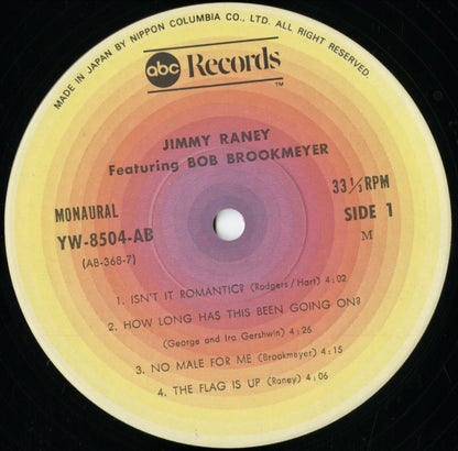 Jimmy Raney - Jimmy Raney Featuring Bob Brookmeyer (YW-8504-AB) 1976 JPN ABC｜中古LP