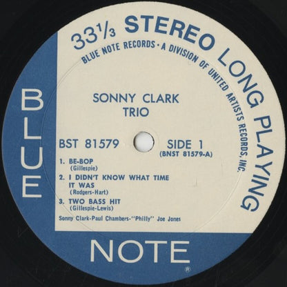 Sonny Clark / ソニー・クラーク / Sonny Clark Trio (BST 81579)