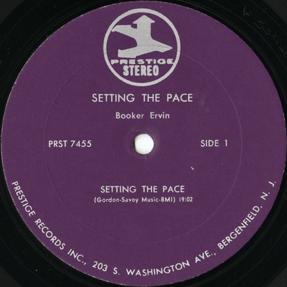 Booker Ervin / ブッカー・アーヴィン / Setting The Pace With Booker Ervin (PRST 7455)