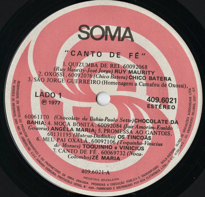 V.A. – Canto De Fé (409.6021) LP 1977 Brazil Soma | 中古LP