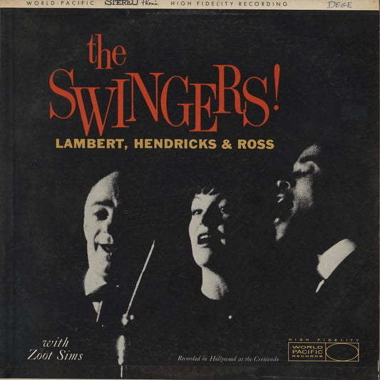 Lambert, Hendricks & Ross - The Swingers! (STEREO 1025) 1959 US World Pacific｜中古LP