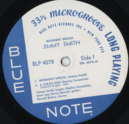Jimmy Smith - Midnight Special (BLP-4078) 1961 US Blue Note｜中古LP