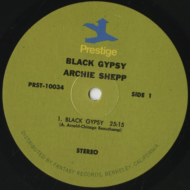 Archie Shepp / アーチー・シェップ / Black Gypsy (PRST 10034)