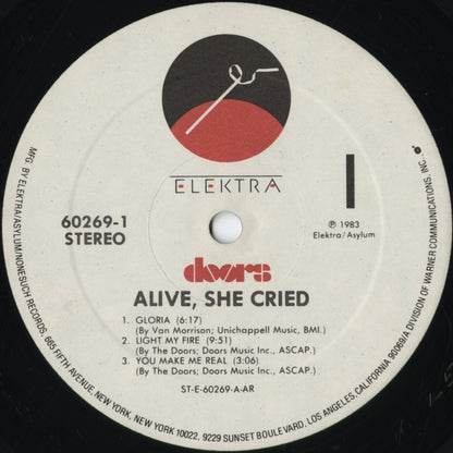 The Doors - Alive She Cried (60269-1) 1983 US Elektra｜中古LP