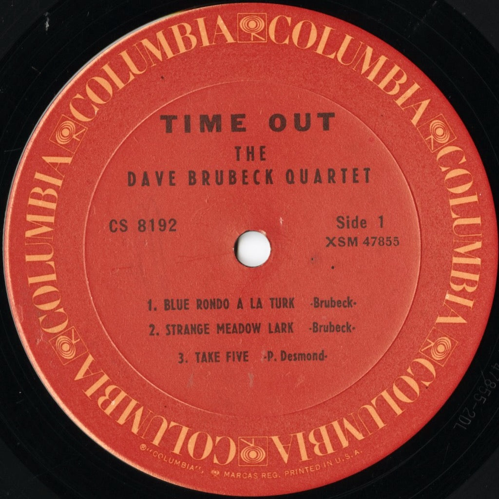 Dave Brubeck / デイヴ・ブルーベック / Time Out (CS 8192) 1971 赤Lbl.
