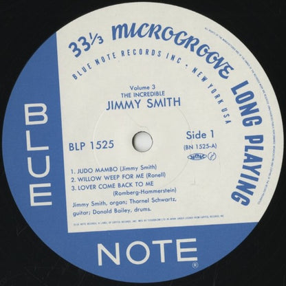 Jimmy Smith / ジミー・スミス / At The Organ Vol.3 (BN 1525)