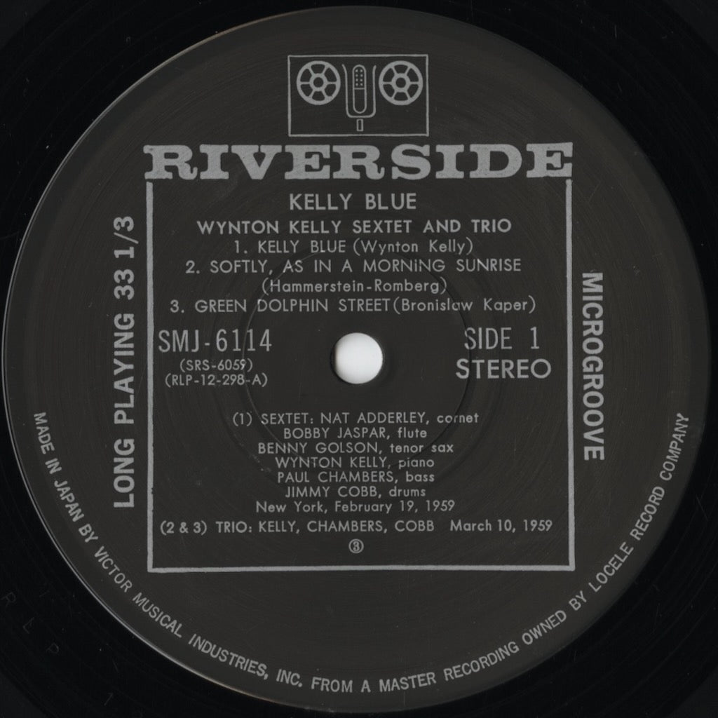 Wynton Kelly - Kelly Blue (SMJ-6114) 1975 JPN Riverside / Victor｜中古LP