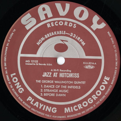 George Wallington - Jazz At Hotchkiss (KIJJ-2014) LP 1990 JPN Savoy｜中古LP