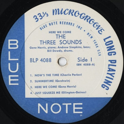 The Three Sounds / Here We Come (BLP 4088) Blue Note (BLP 4088) LP 1961 US Blue Note | 中古LP