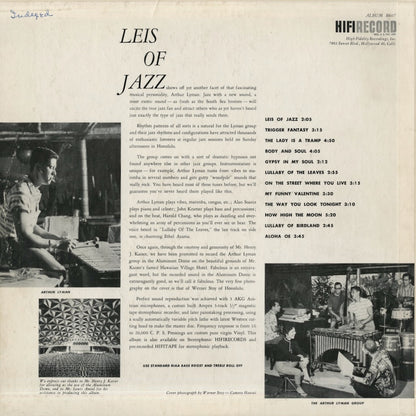 Arthur Lyman / アーサー・ライマン / Leis Of Jazz (R607)
