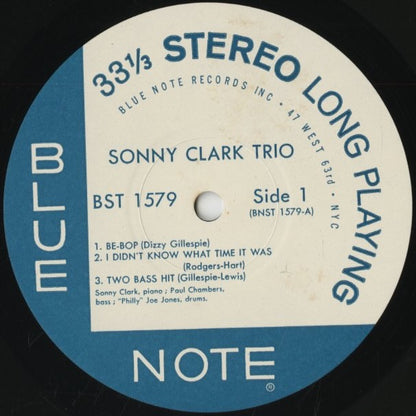 Sonny Clark / ソニー・クラーク / Sonny Clark Trio (BST-1579)