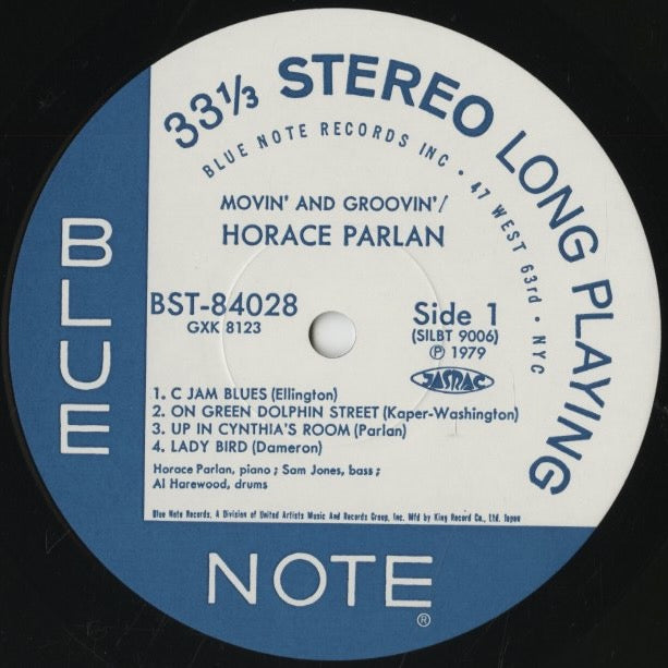 Horace Parlan / ホレス・パーラン / Movin' & Groovin' (GXK8123)