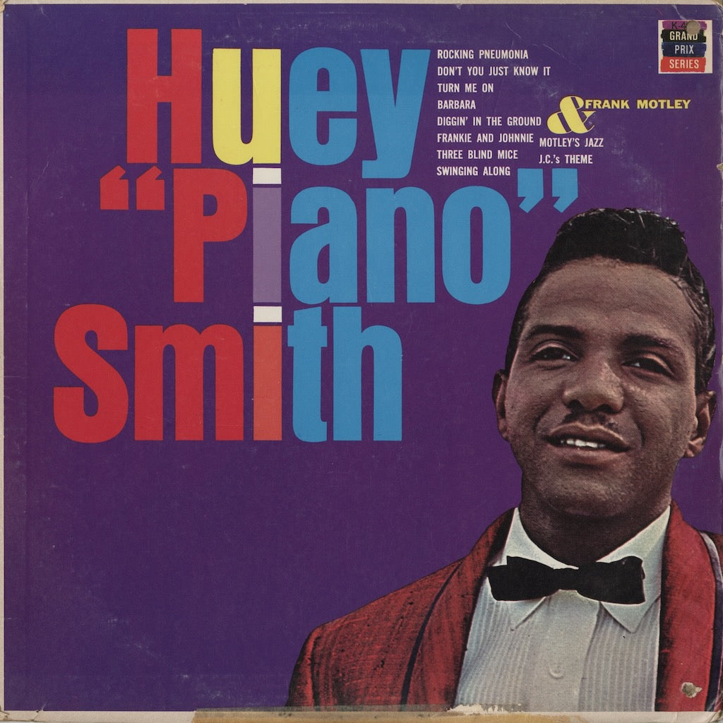 Huey Piano Smith Frank Motley Rocking Pneumonia US Grand Prix Series MONO LP K-418