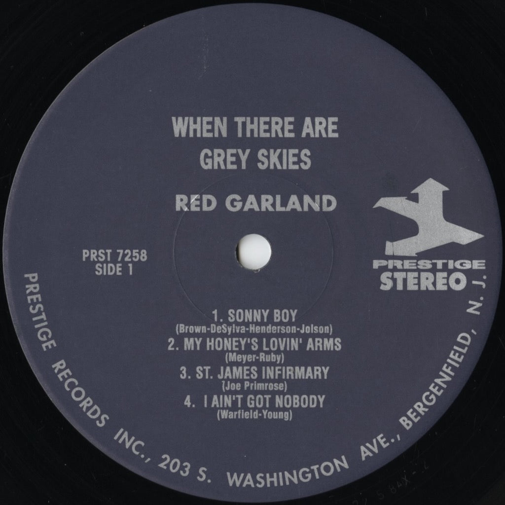 Red Garland - When There Are Grey Skies (VIJJ-30071) 1994 JPN Prestige / Victor｜中古LP