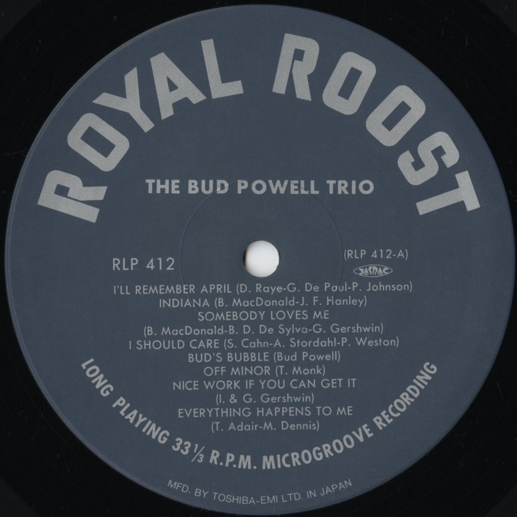 Bud Powell Trio - Bud Powell Trio (SGD-71) 1981 JPN Royal Roost / 東芝EMI｜中古LP