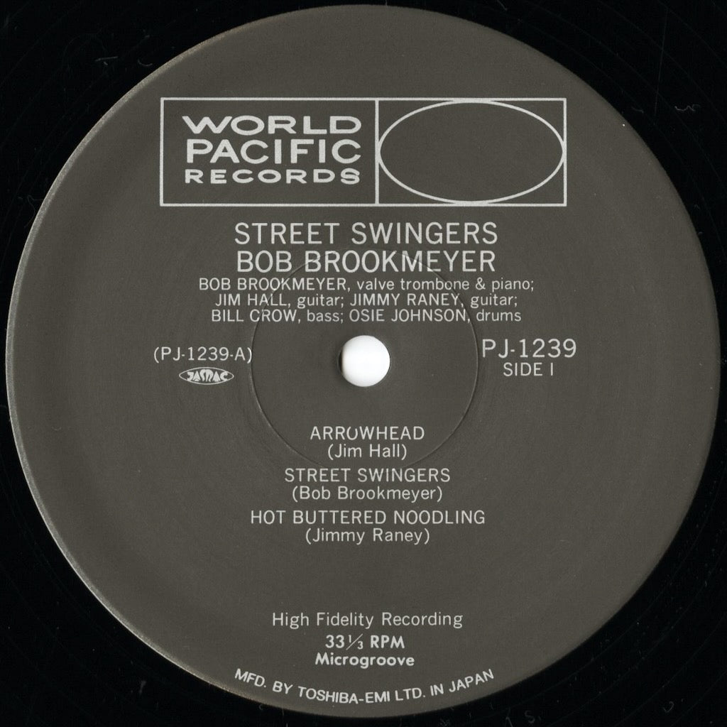 Bob Brookmeyer - Jim Hall - Jimmy Raney - The Street Swingers (PJ-1239) 1991 JPN World Pacific / 東芝｜中古LP