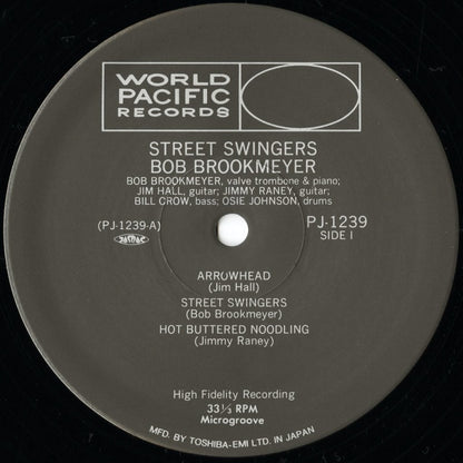 Bob Brookmeyer - Jim Hall - Jimmy Raney - The Street Swingers (PJ-1239) 1991 JPN World Pacific / 東芝｜中古LP