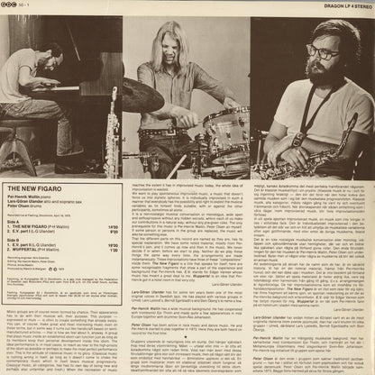 Lars-Göran Ulander, Per-Henrik Wallin, Peter Olsen - The New Figaro (LP 4) LP 1975 SWE Dragon｜中古LP