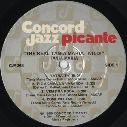 Tania Maria - Wild! (CJP-264) 1985 US Concord Jazz｜中古LP