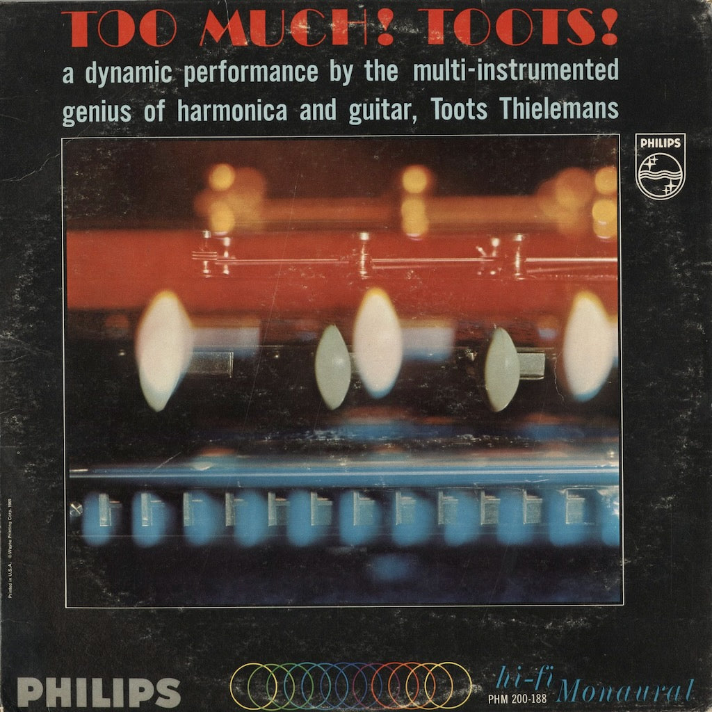 Toots Thilemans - Too Much! Toots! (PHM 200-188) 1965 US Philips｜中古LP
