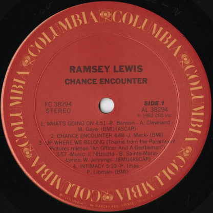 Ramsey Lewis - Chance Encounter (FC 38294) 1982 US Columbia｜中古LP