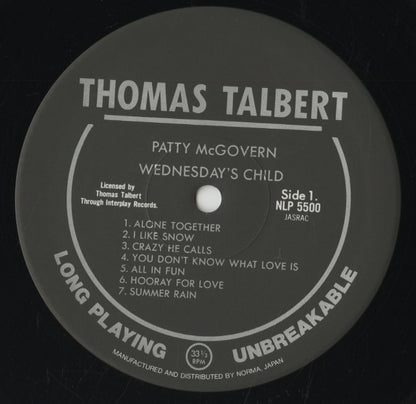 Patty McGovern / パティ・マクガヴァン / Wednesday's Child (NLP 5500)