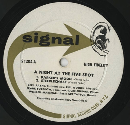 Cecil Payne, Phil Woods, Frank Socolow, Wendell Marshall, Art Taylor, Duke Jordan / A Night At The Five Spot (S 1204)