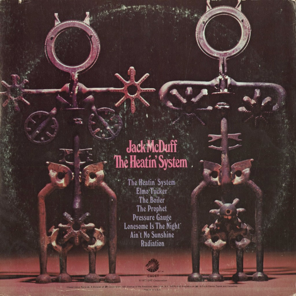 Jack McDuff - The Heatin' System (2CA 60017) 1972 US Cadet｜中古LP